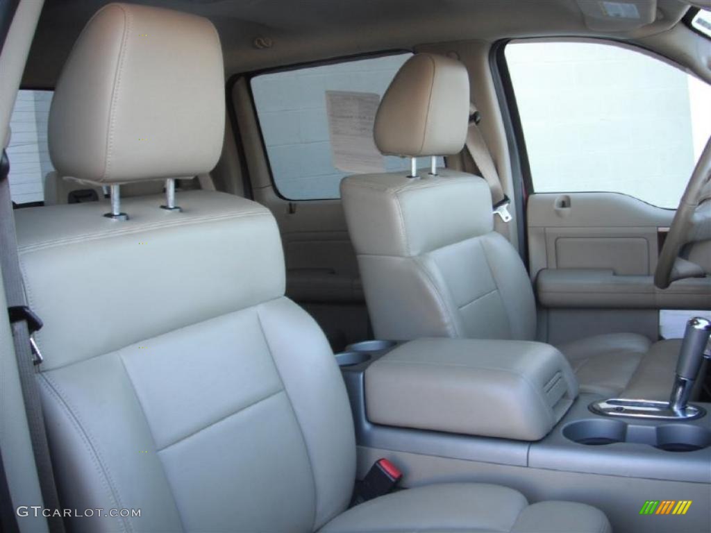 2006 F150 Lariat SuperCrew 4x4 - Bright Red / Tan photo #24