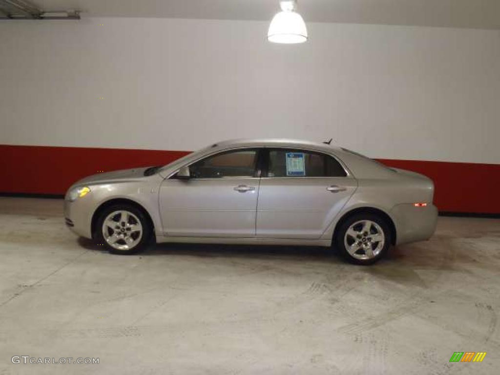 2008 Malibu LT Sedan - Silverstone Metallic / Ebony photo #6