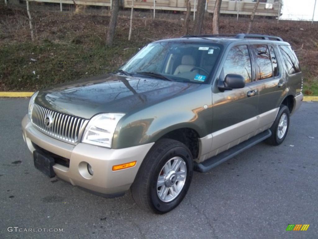 2004 Mountaineer AWD - Estate Green Metallic / Medium Dark Parchment photo #1