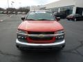 2008 Inferno Orange Metallic Chevrolet Colorado Work Truck Extended Cab  photo #2