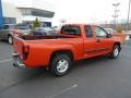 2008 Inferno Orange Metallic Chevrolet Colorado Work Truck Extended Cab  photo #10