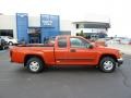 2008 Inferno Orange Metallic Chevrolet Colorado Work Truck Extended Cab  photo #11