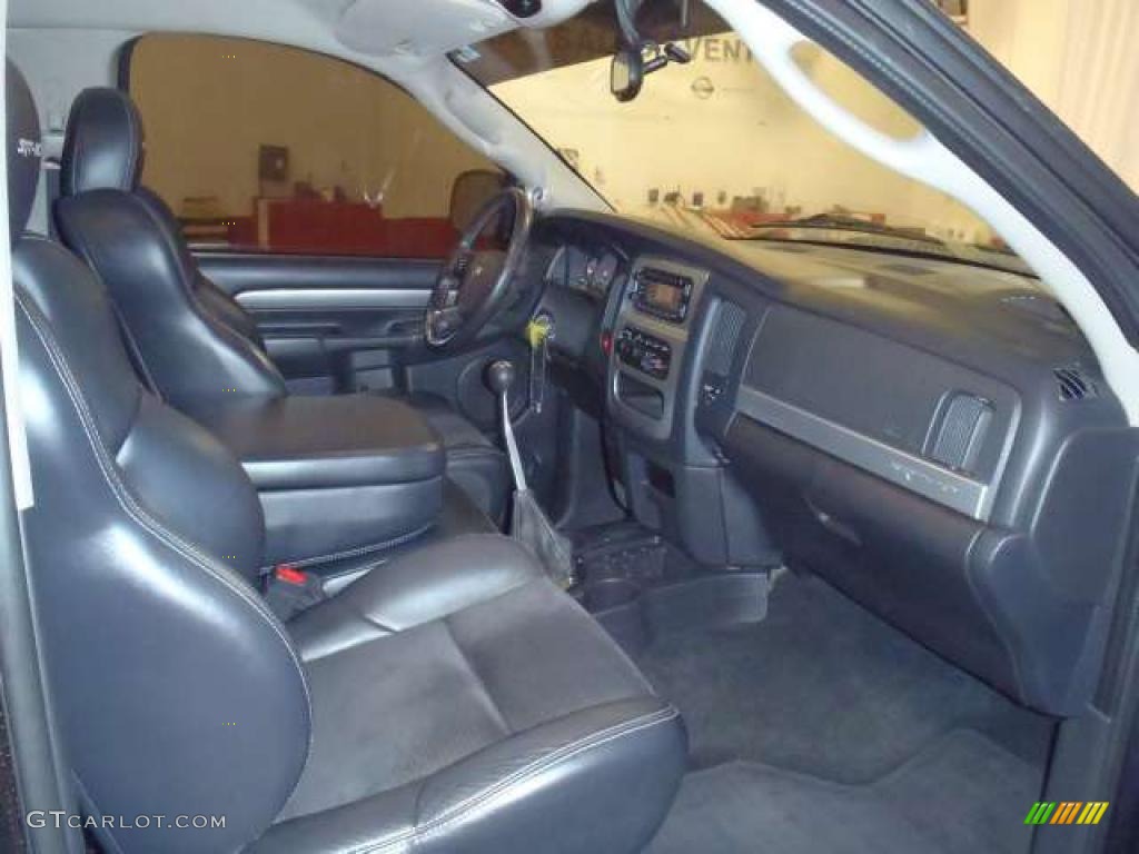 Dark Slate Gray Interior 2005 Dodge Ram 1500 SRT-10 Regular Cab Photo #47294750