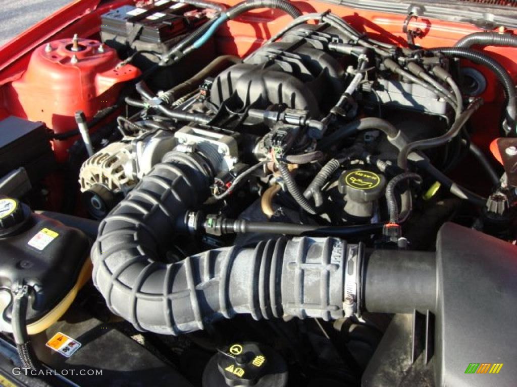 2006 Ford Mustang V6 Premium Coupe 4.0 Liter SOHC 12-Valve V6 Engine Photo #47294984