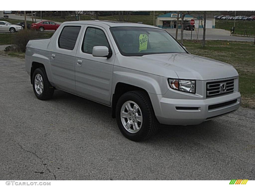 2008 Ridgeline RTL - Billet Silver Metallic / Gray photo #1