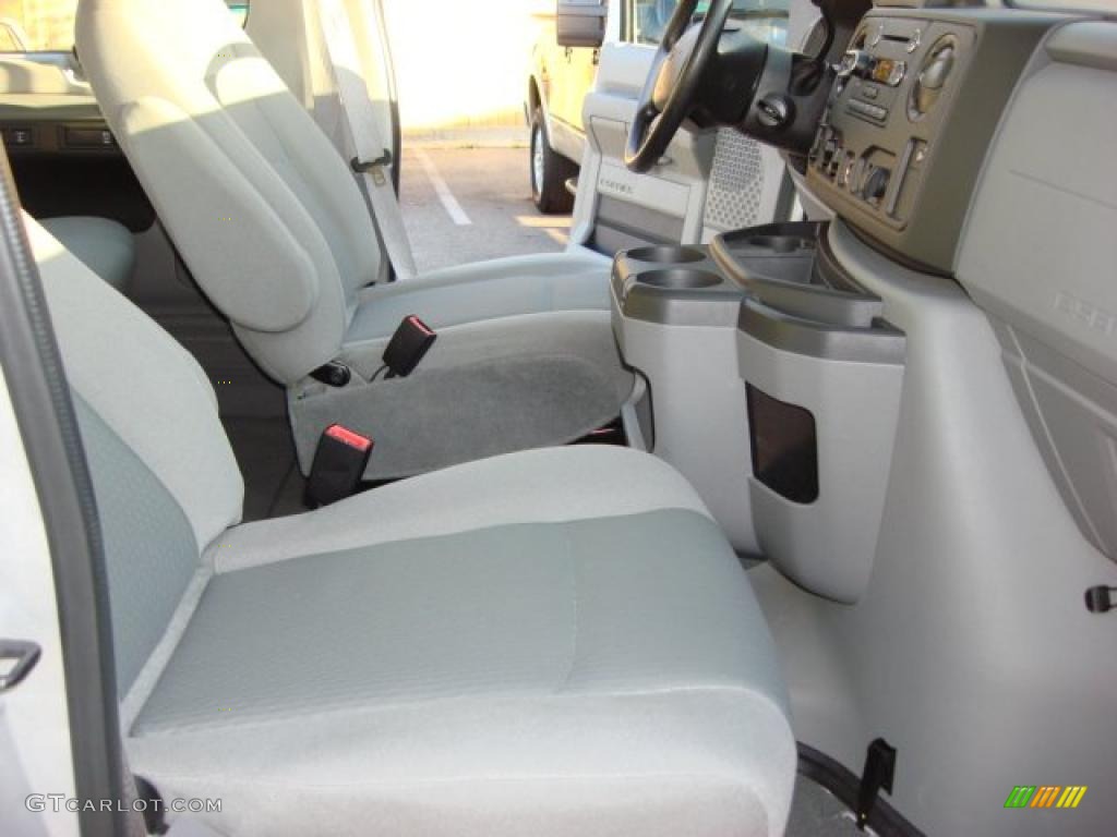 Medium Flint Interior 2010 Ford E Series Van E350 XLT Passenger Extended Photo #47295869