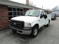 2005 Oxford White Ford F350 Super Duty XL Regular Cab Chassis  photo #2