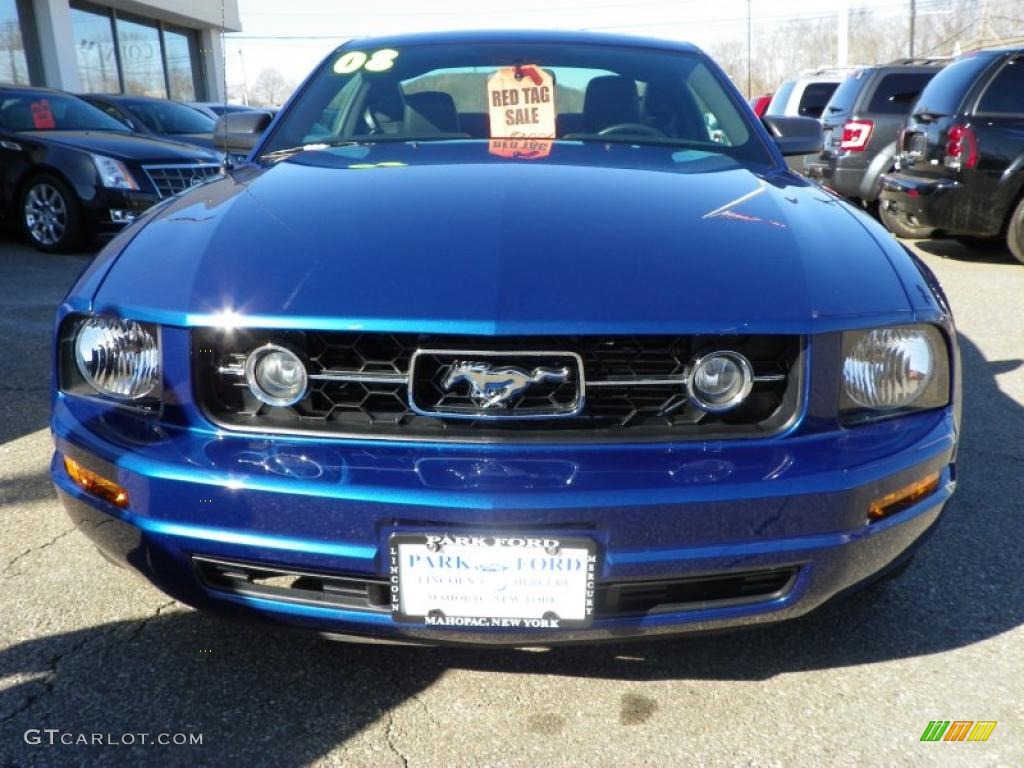 2008 Mustang V6 Premium Coupe - Vista Blue Metallic / Dark Charcoal photo #3