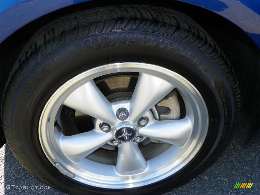2008 Mustang V6 Premium Coupe - Vista Blue Metallic / Dark Charcoal photo #4