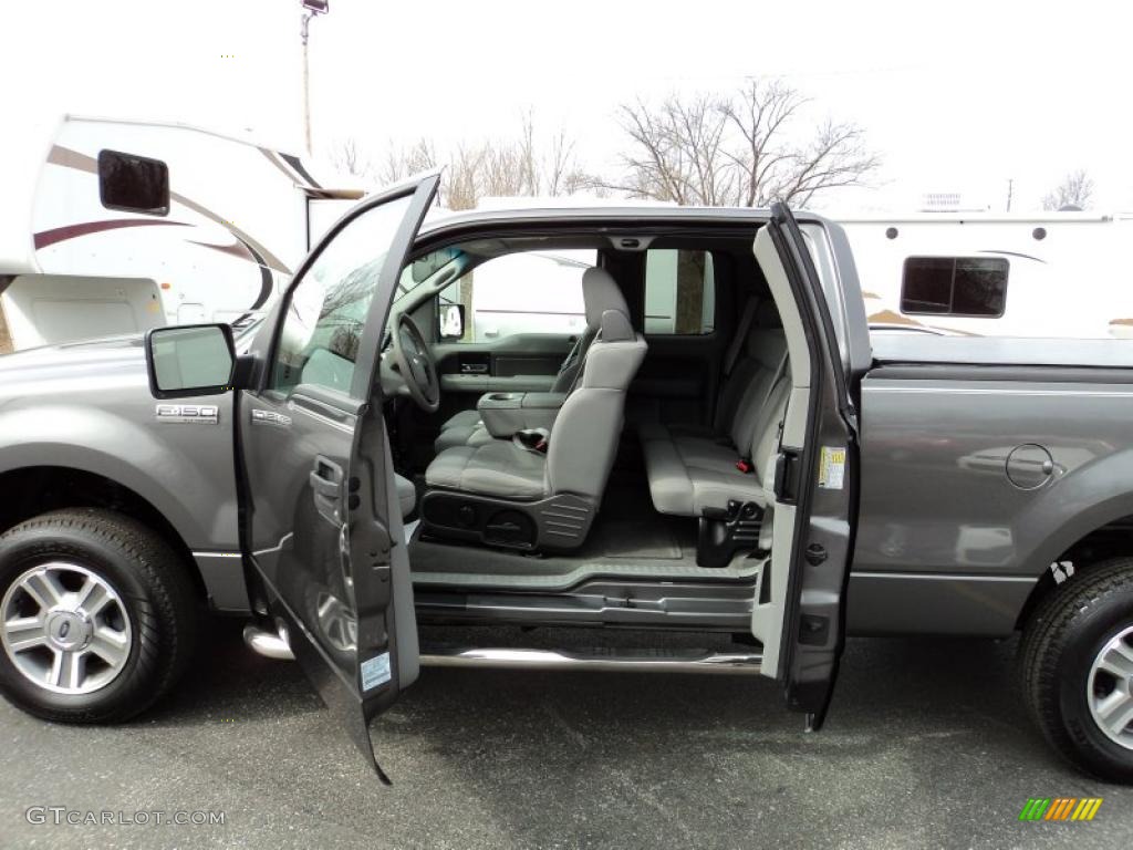 2006 F150 XLT SuperCab 4x4 - Dark Shadow Grey Metallic / Medium/Dark Flint photo #4