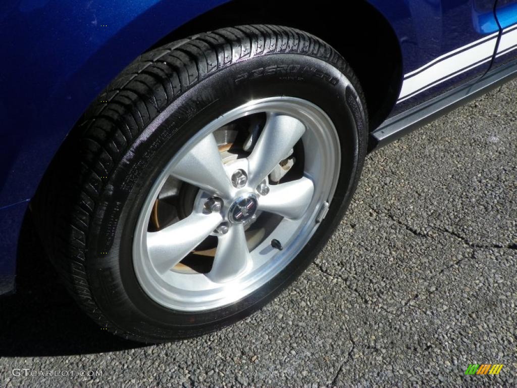 2008 Mustang V6 Premium Coupe - Vista Blue Metallic / Dark Charcoal photo #12
