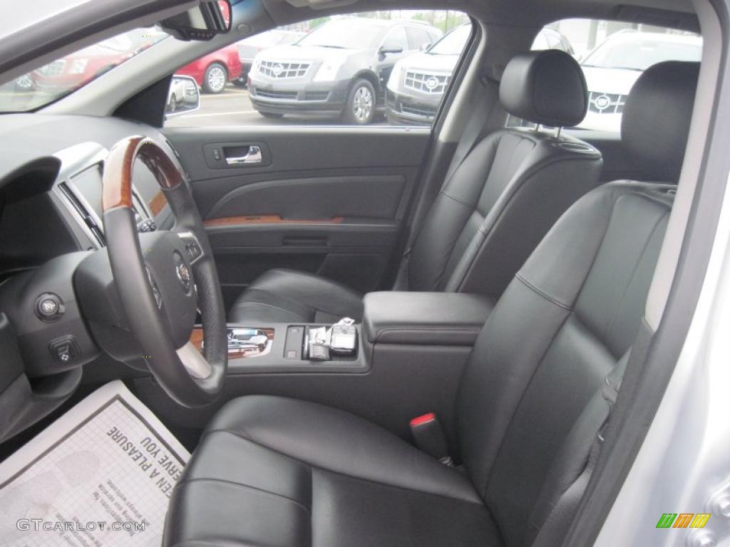Ebony Interior 2009 Cadillac STS V8 Photo #47296409