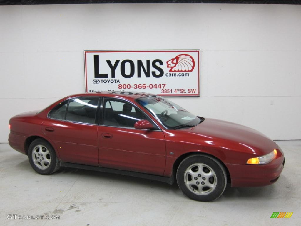 1999 Intrigue GL - Crimson Red Metallic / Dark Gray photo #14