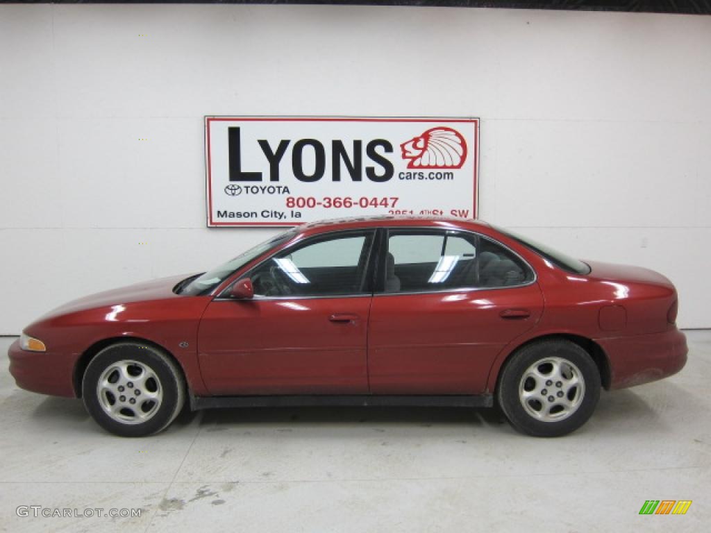 1999 Intrigue GL - Crimson Red Metallic / Dark Gray photo #16