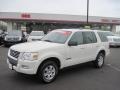 2008 White Suede Ford Explorer XLT  photo #1