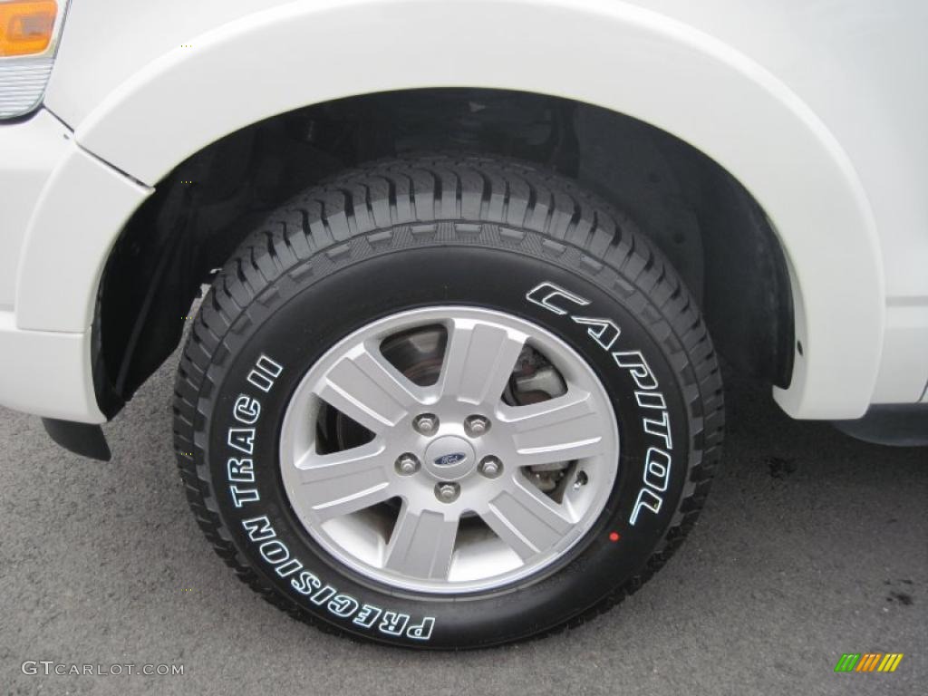 2008 Explorer XLT - White Suede / Black/Camel photo #9