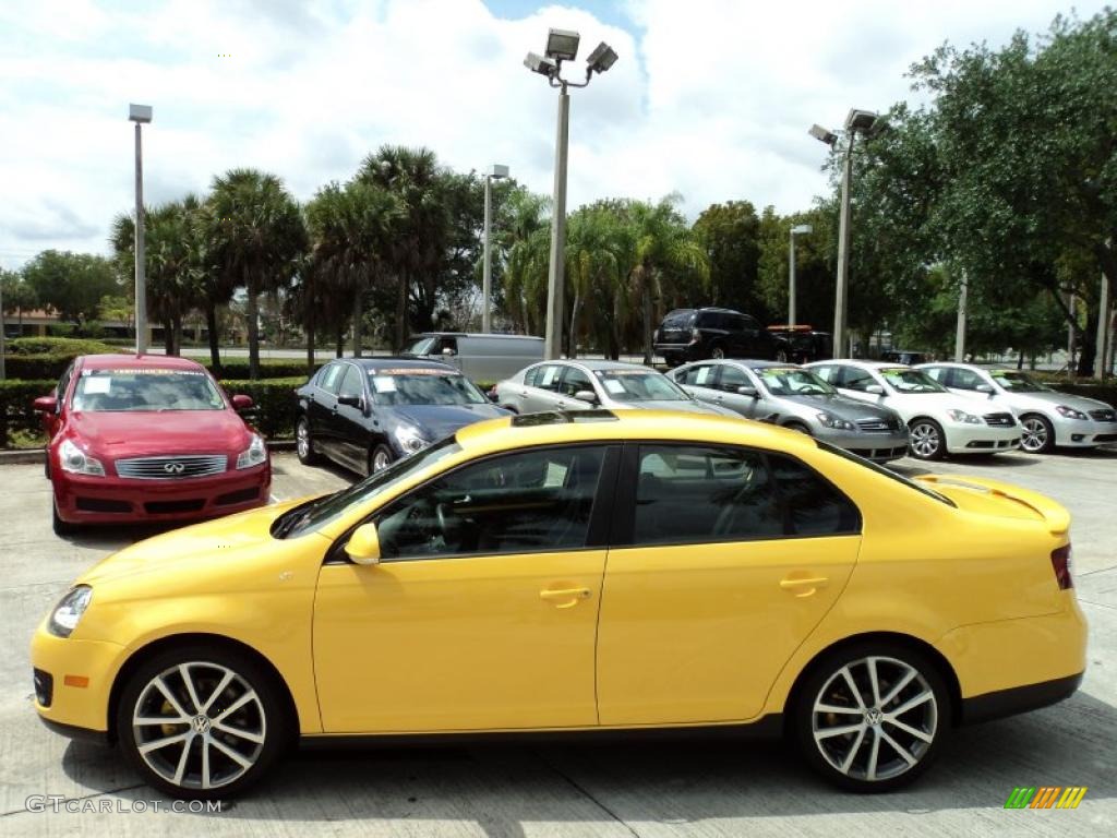 Fahrenheit Yellow 2007 Volkswagen Jetta GLI Fahrenheit Edition Sedan Exterior Photo #47297675