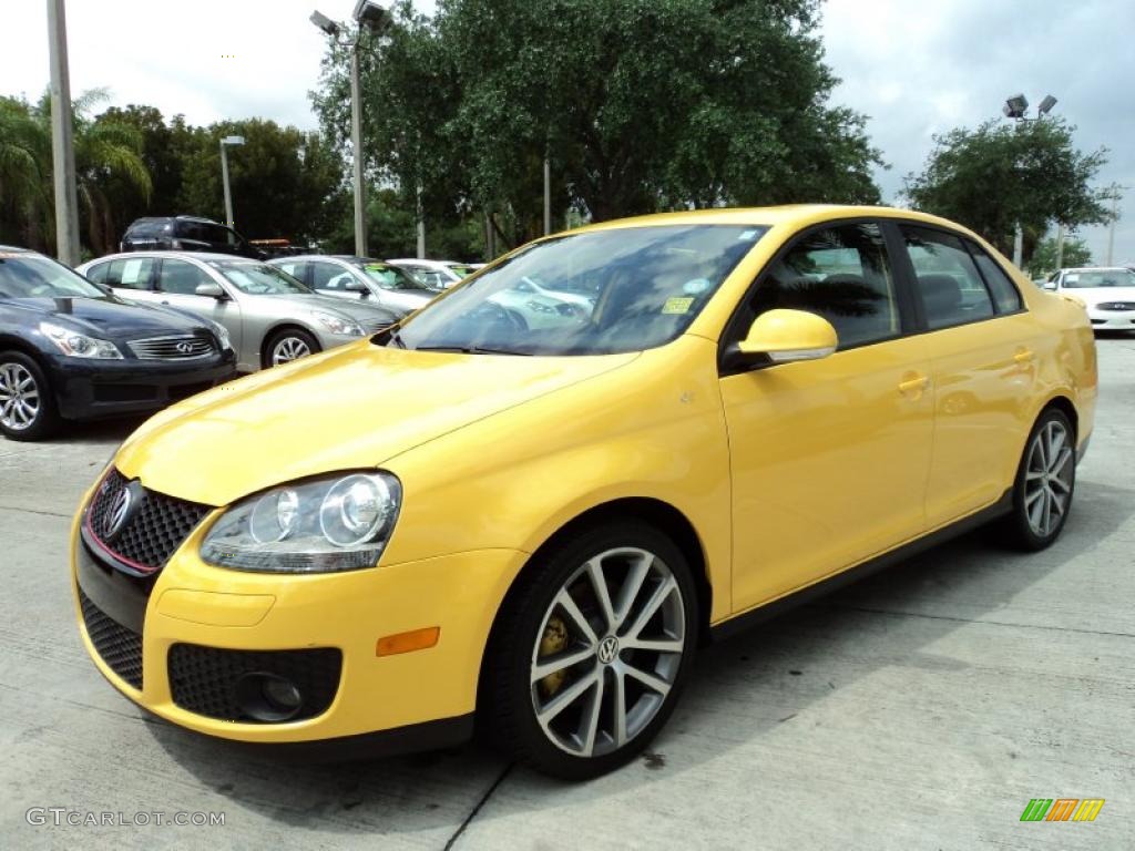 Fahrenheit Yellow 2007 Volkswagen Jetta GLI Fahrenheit Edition Sedan Exterior Photo #47297738