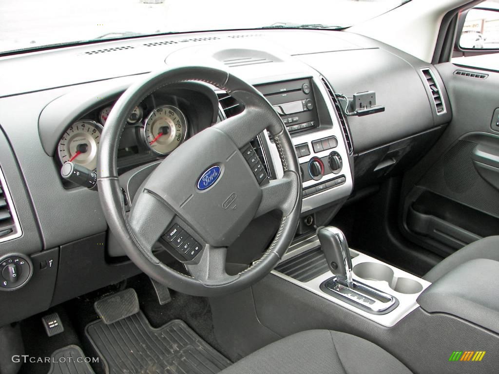 2007 Ford Edge SEL AWD Charcoal Black Dashboard Photo #4729777