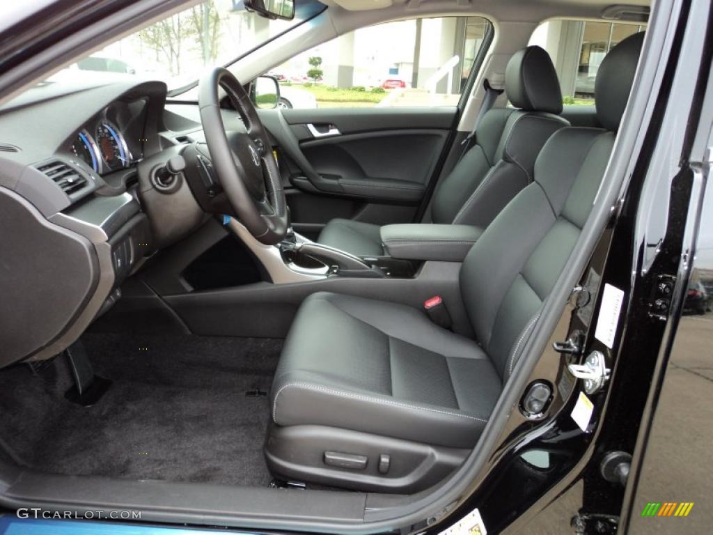Ebony Interior 2011 Acura TSX Sport Wagon Photo #47298263