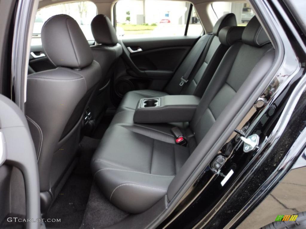 Ebony Interior 2011 Acura TSX Sport Wagon Photo #47298278