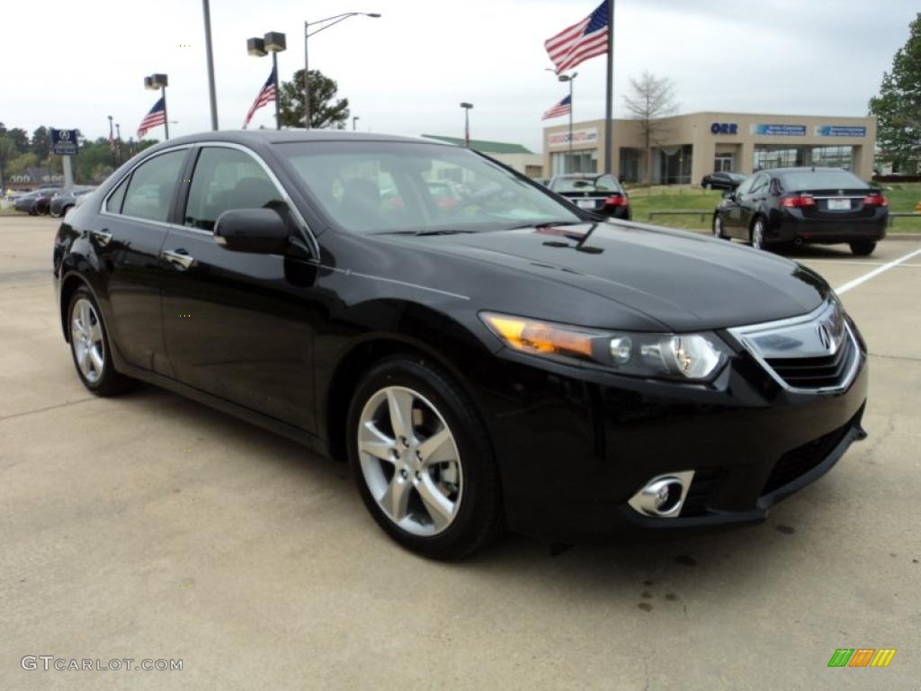 Crystal Black Pearl 2011 Acura TSX Sedan Exterior Photo #47298308