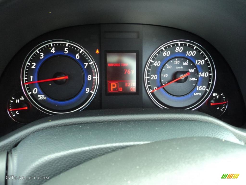 2009 Infiniti G 37 Convertible Gauges Photo #47298476