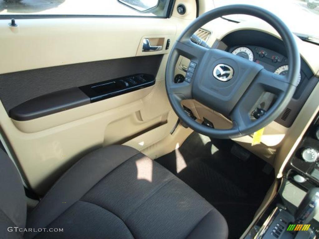 Dark Chocolate Interior 2009 Mazda Tribute i Sport Photo #47298686