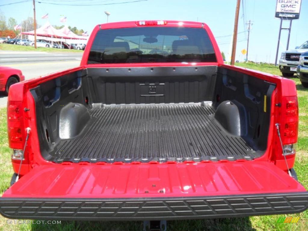 2011 Sierra 1500 SLE Extended Cab 4x4 - Fire Red / Ebony/Light Cashmere photo #4