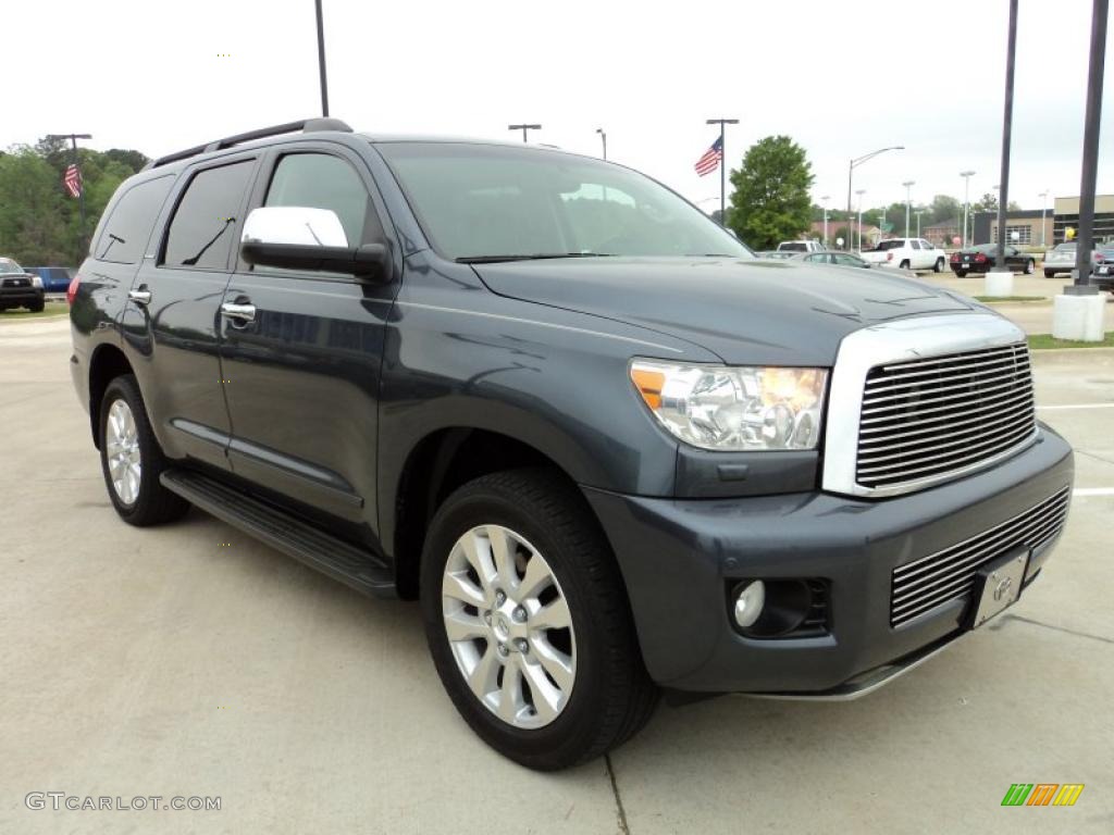 Slate Metallic 2008 Toyota Sequoia Platinum Exterior Photo #47298839