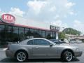 2002 Mineral Grey Metallic Ford Mustang GT Coupe  photo #13