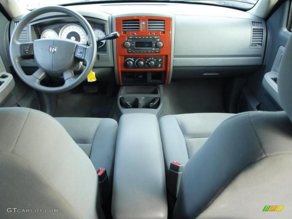 2005 Dodge Dakota SLT Quad Cab Medium Slate Gray Dashboard Photo #47299625