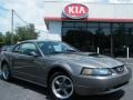 2002 Mineral Grey Metallic Ford Mustang GT Coupe  photo #14