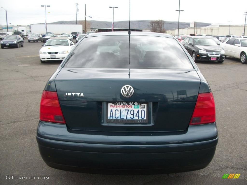 2002 Jetta GL Sedan - Baltic Green / Black photo #6