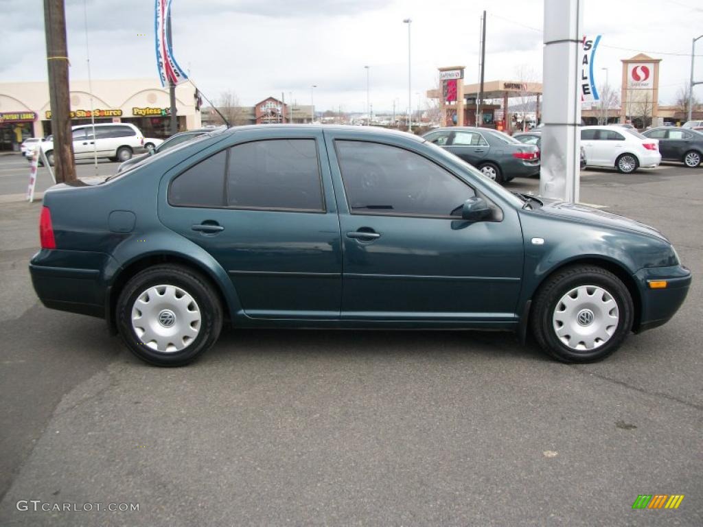 2002 Jetta GL Sedan - Baltic Green / Black photo #8