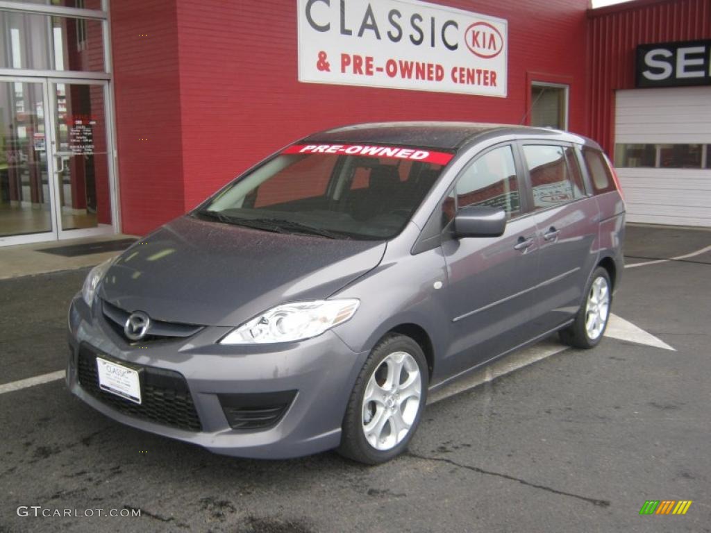 2008 MAZDA5 Sport - Galaxy Gray / Black photo #1