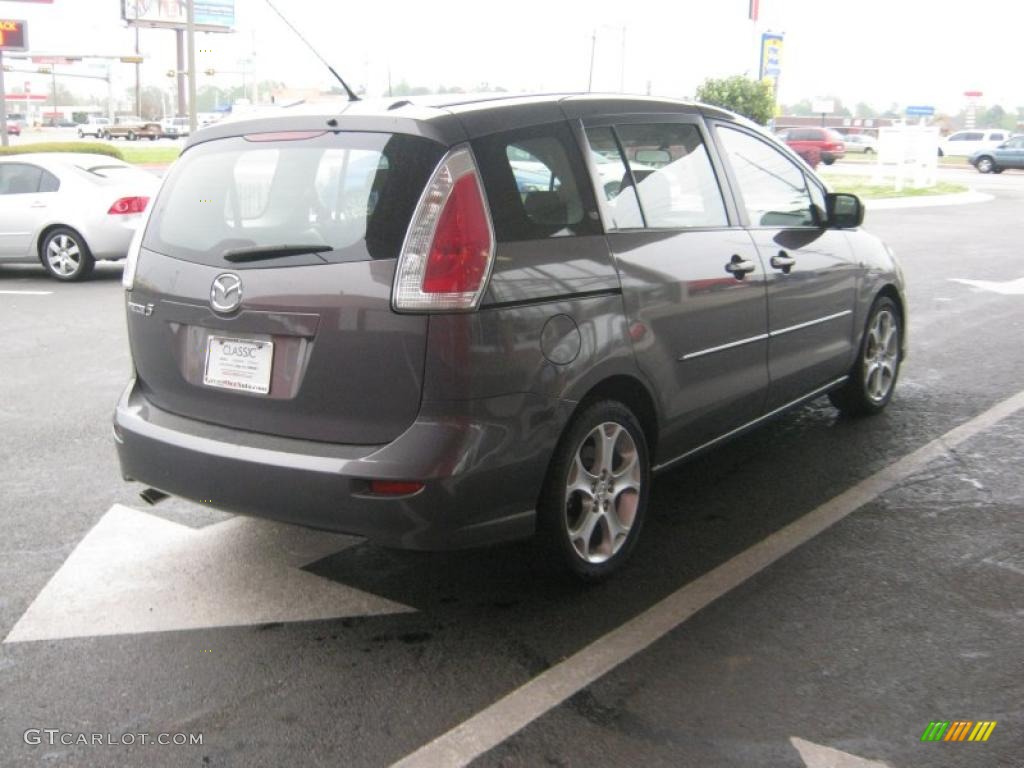 2008 MAZDA5 Sport - Galaxy Gray / Black photo #5