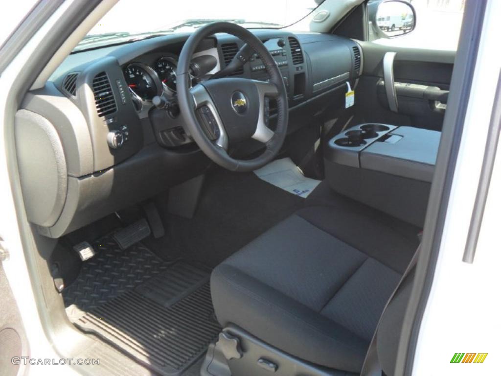 2011 Silverado 1500 LT Crew Cab - Summit White / Ebony photo #24