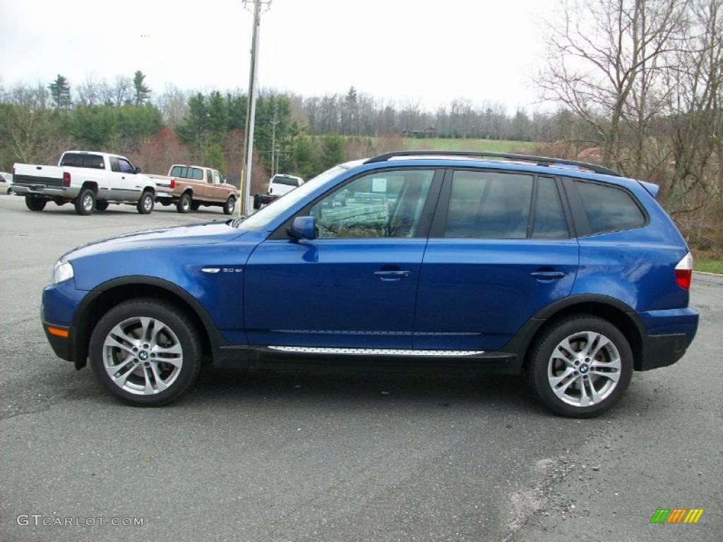 Montego Blue Metallic 2007 BMW X3 3.0si Exterior Photo #47301152