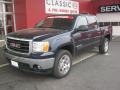 2007 Deep Blue Metallic GMC Sierra 1500 SLE Crew Cab  photo #1