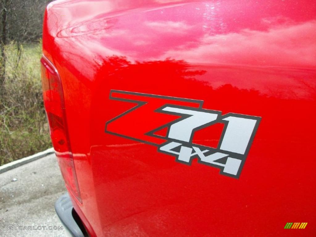 2008 Silverado 1500 Z71 Extended Cab 4x4 - Victory Red / Ebony photo #6