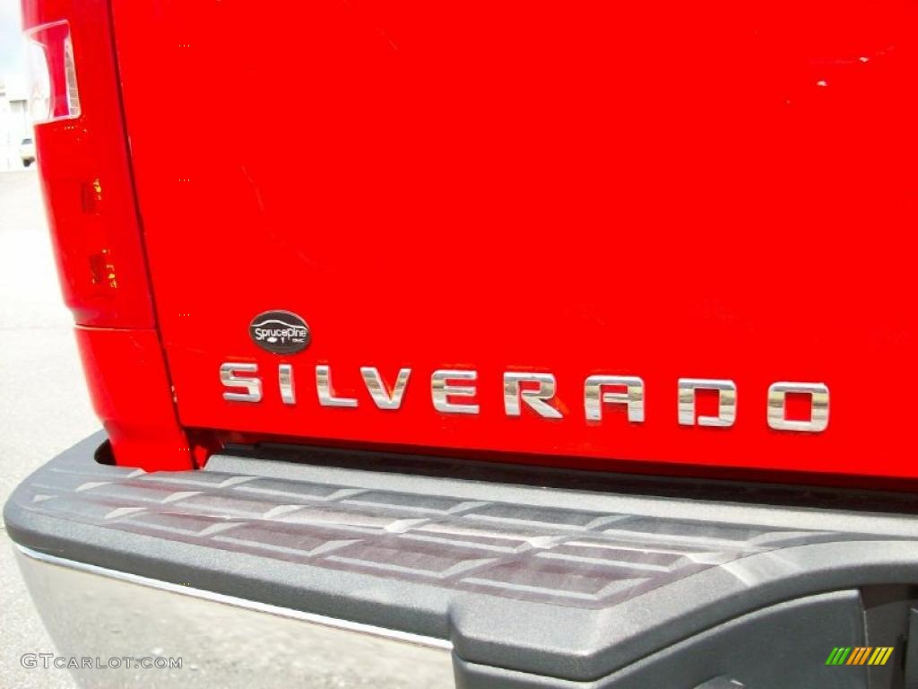 2008 Silverado 1500 Z71 Extended Cab 4x4 - Victory Red / Ebony photo #8