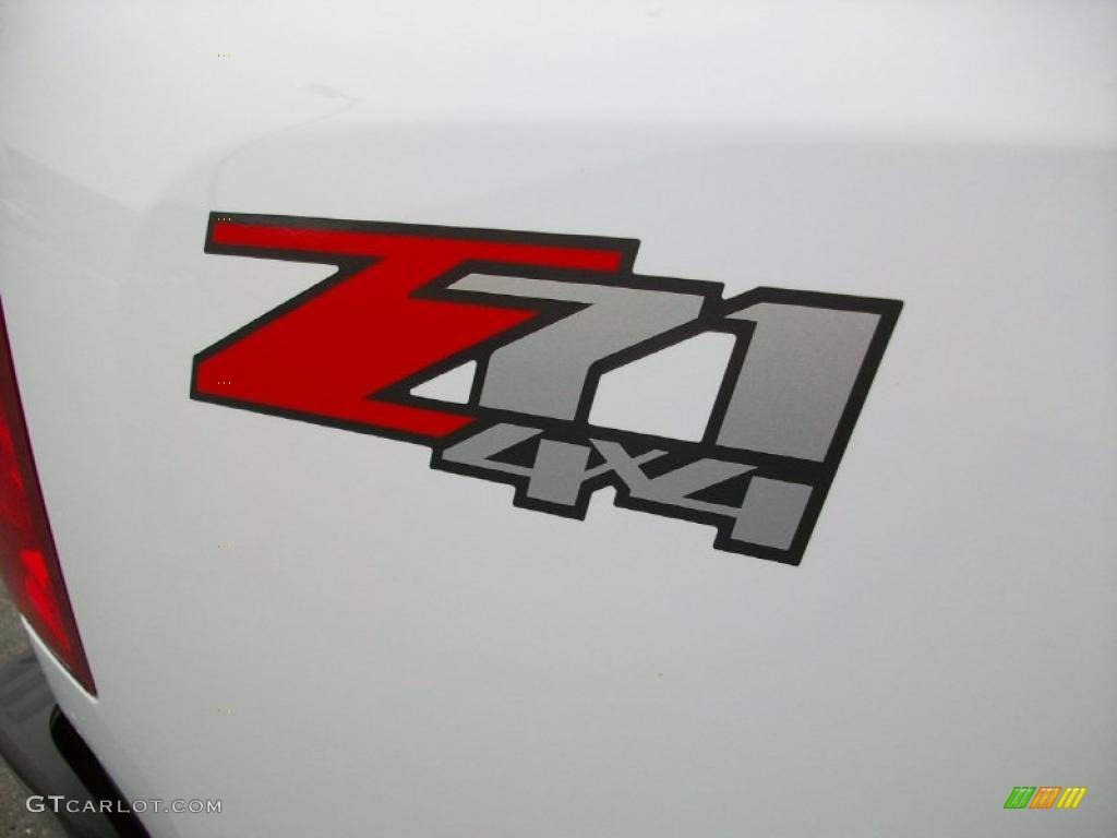 2008 Silverado 1500 Z71 Crew Cab 4x4 - Summit White / Light Titanium/Ebony Accents photo #8