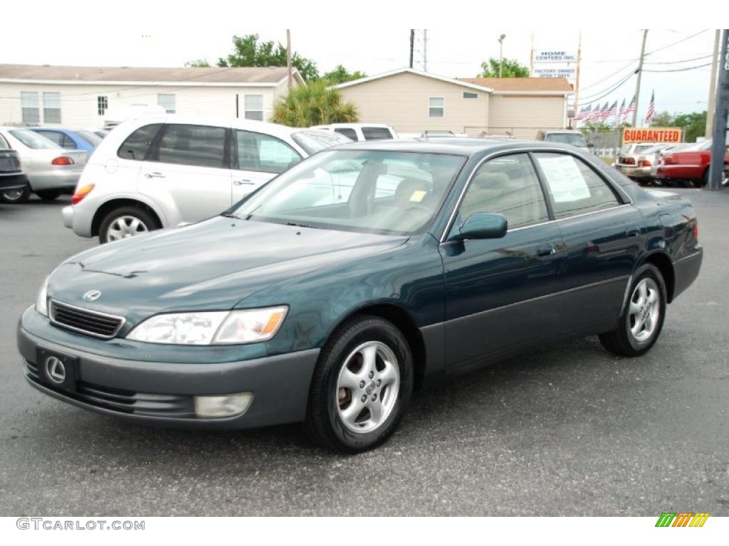 1998 ES 300 - Dark Green Metallic / Beige photo #1