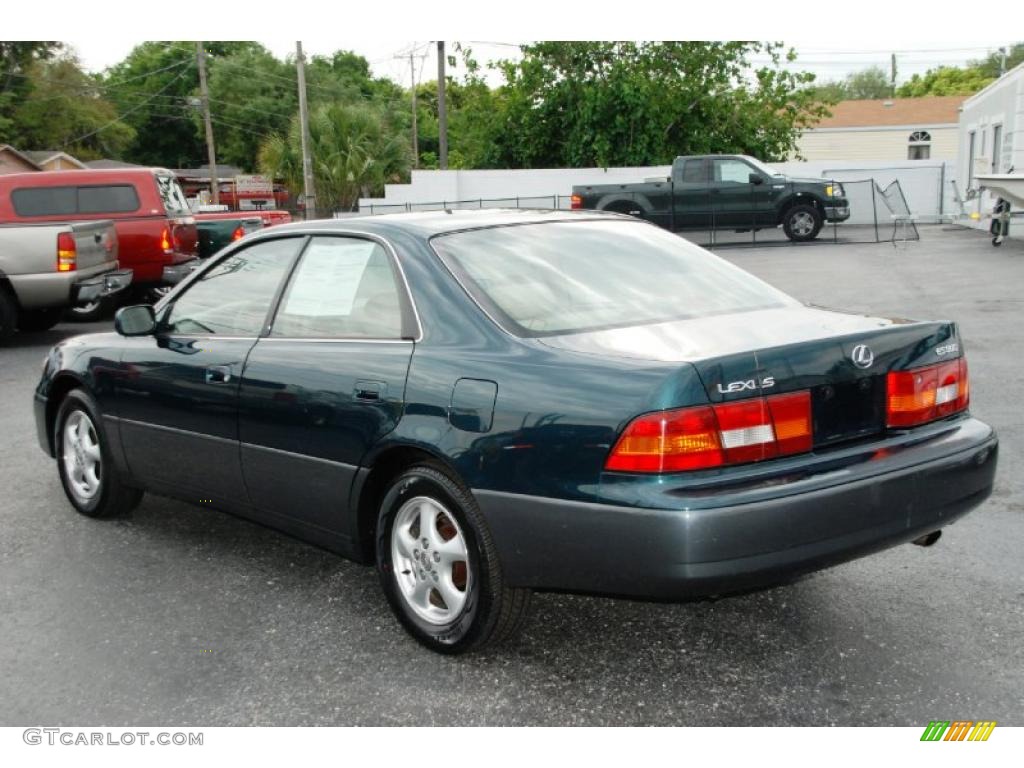 1998 ES 300 - Dark Green Metallic / Beige photo #7