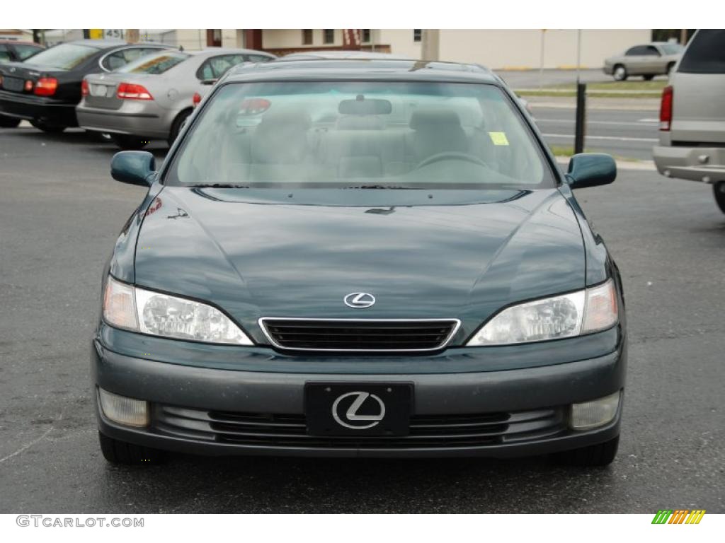 1998 ES 300 - Dark Green Metallic / Beige photo #9