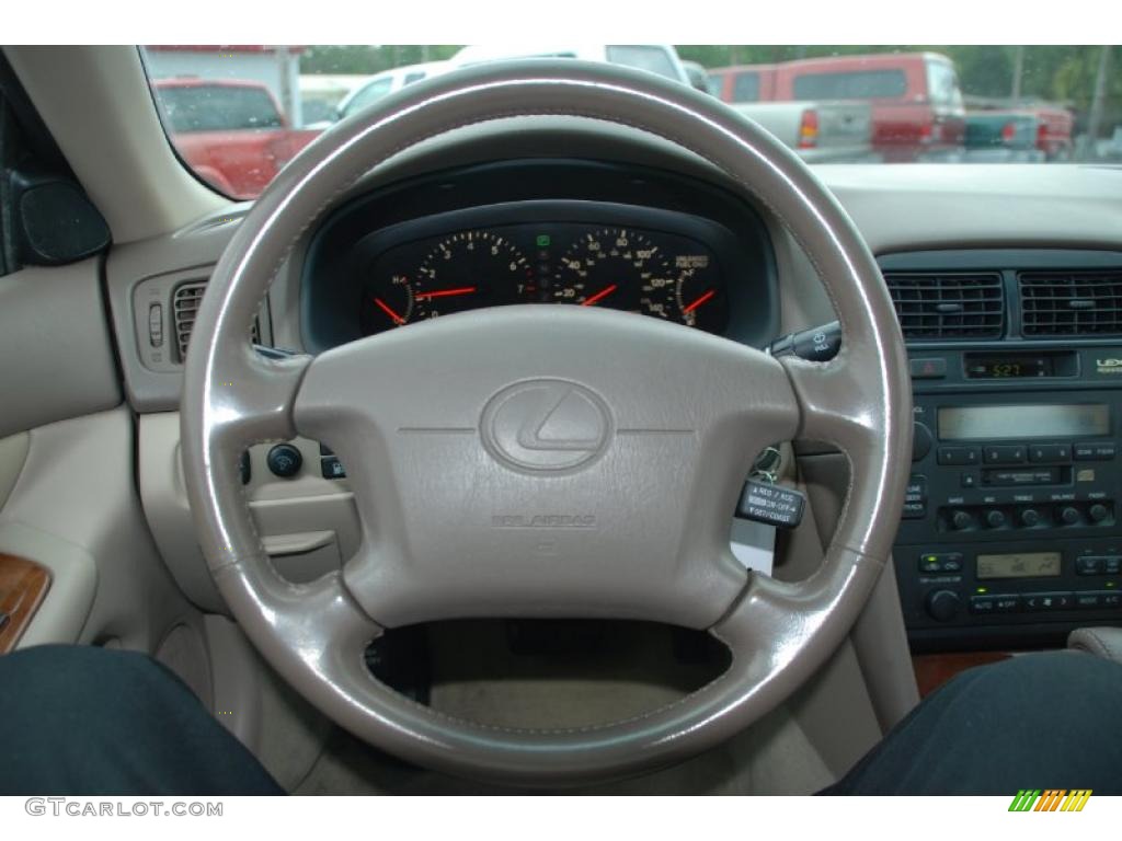 1998 ES 300 - Dark Green Metallic / Beige photo #13