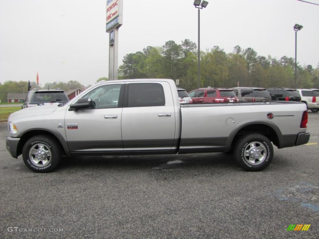 Bright Silver Metallic 2011 Dodge Ram 3500 HD SLT Outdoorsman Crew Cab Exterior Photo #47302943