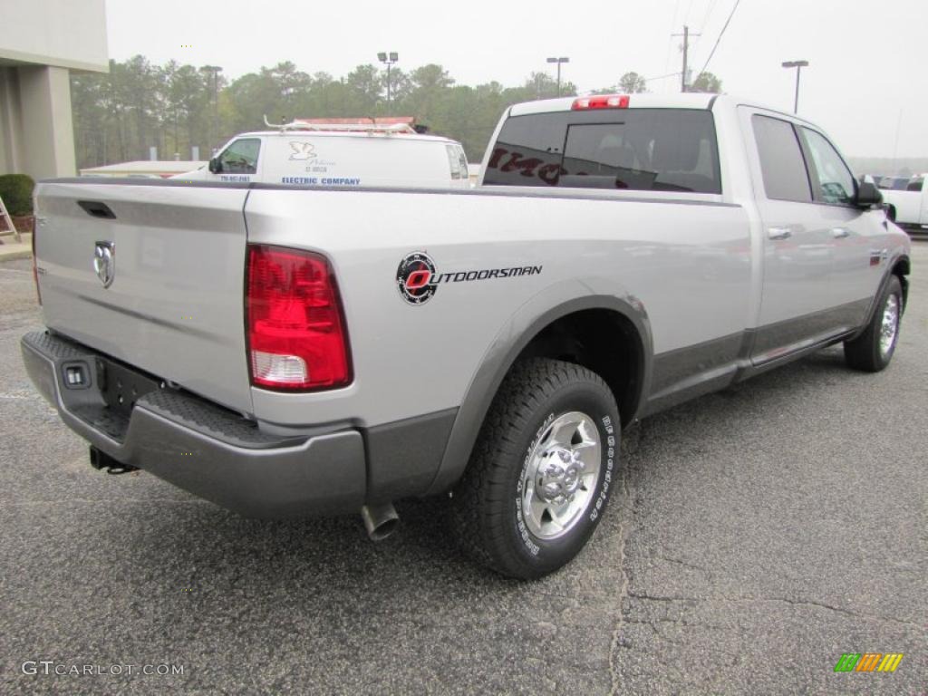 Bright Silver Metallic 2011 Dodge Ram 3500 HD SLT Outdoorsman Crew Cab Exterior Photo #47302994