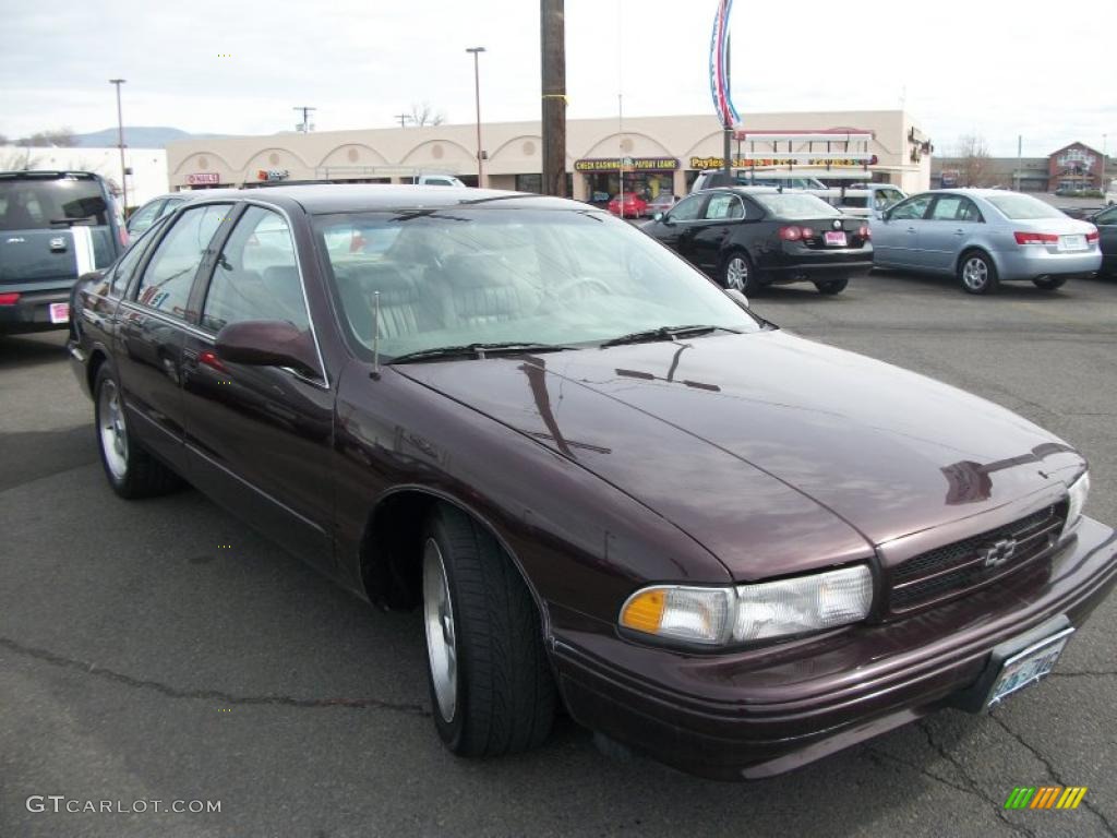 1996 Impala SS - Dark Cherry Metallic / Gray photo #1